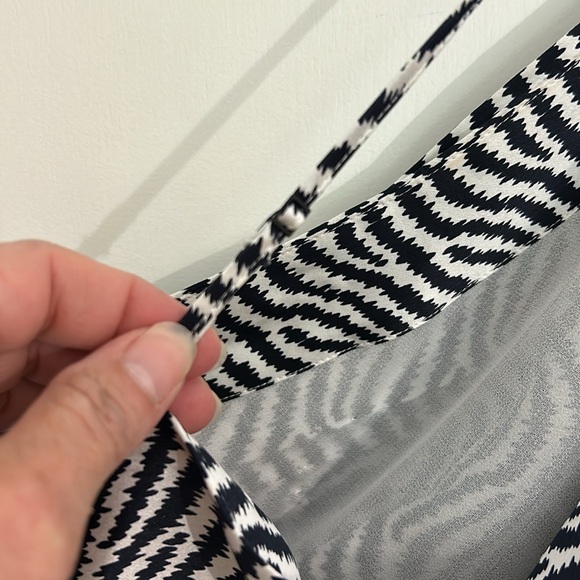 Cinq a Sept Silk Christel Ruched Midi Dress 4 - Picture 7 of 9